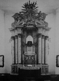 Altar Kirche Pf&ouml;rten vor 1945